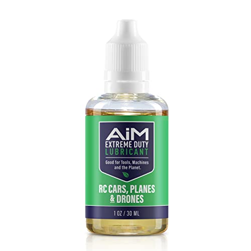 PlanetSafe Lubricants AiM RC Gear Grease 1oz Non Synthetic Lubricant Spray for RC Cars Planes Drones Reduce Friction Noise Odorless RC Oil RC Grease for High RPMs Made in The USA - Image 1