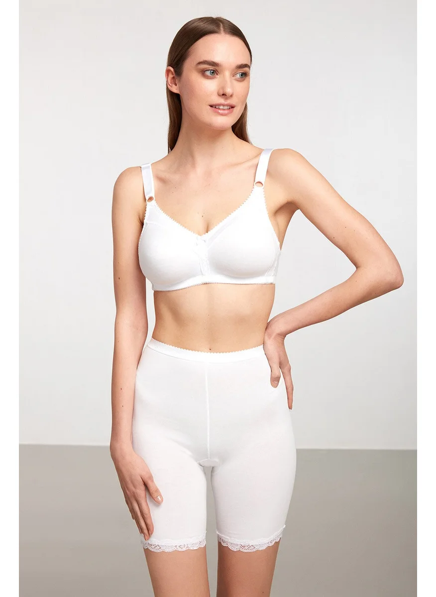 كوم Basic Long Panties White