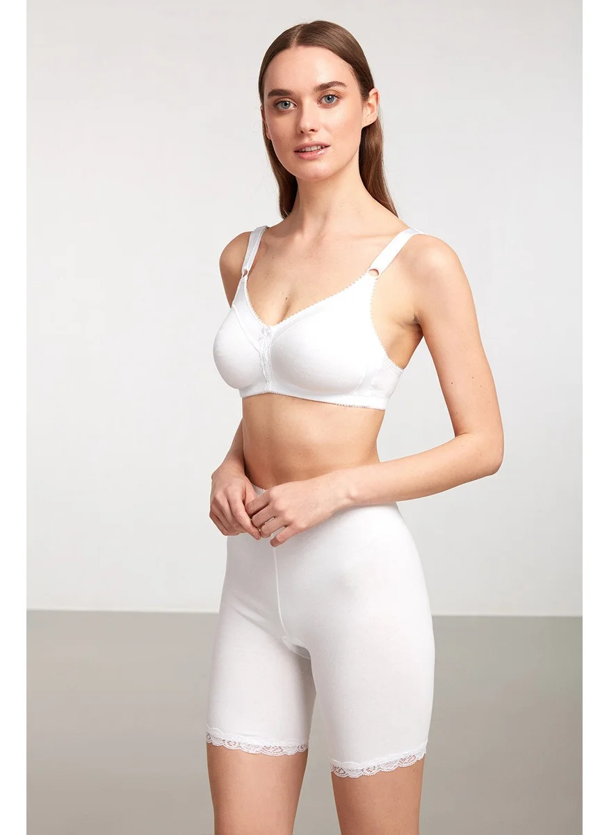 كوم Basic Long Panties White