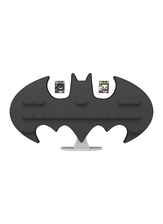 Funko - Funko Pop! The Dark Knight Trilogy Bitty Pop! Display Bat-Signal Batman Display Shelf ( 19.2 cm ) with 2 Vinyl Figures (2.5 cm) Set - Image 1