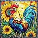 Springboks Fall Rooster 500 Piece Puzzle for Adults is a Vivid Mosaic of a Colorful Rooster Ideal for Sharing with Friends - Image 2