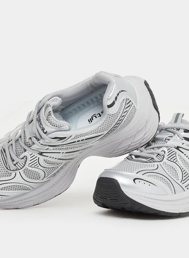 Styli Styli Women Metallic Chunky Sneakers