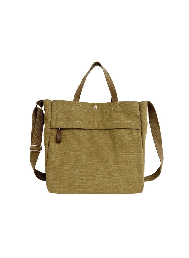 كيفية حقيبة كروس بودي للجنسين، حقيبة قماشية، حقيبة حمل بسيطة وكبيرة السعة، حقيبة كتف متعددة الاستخدامات - Image 1