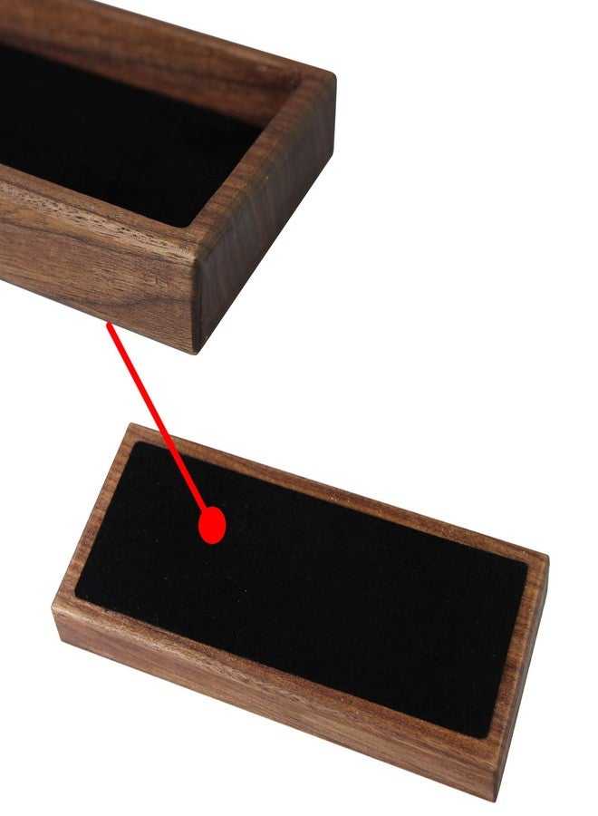 aufodara Wood Pen Tray Desktop Office Storage Box Coin Keys Holder - Image 3