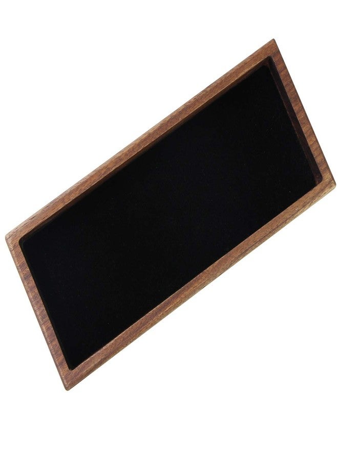 aufodara Wood Pen Tray Desktop Office Storage Box Coin Keys Holder - Image 2