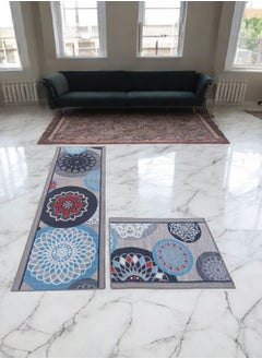 Mac Carpet Lightweight, Rug Runner Set - 2 Pcs (57 X 170cm And 57 X 75cm) Gray  - Image 1
