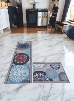 Mac Carpet Lightweight, Rug Runner Set - 2 Pcs (57 X 170cm And 57 X 75cm) Gray  - Image 5