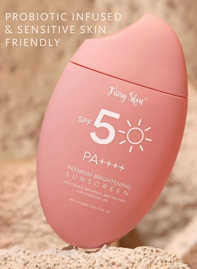 Fairy Skin Premium Brightening Sunscreen (SPF50) - Image 5