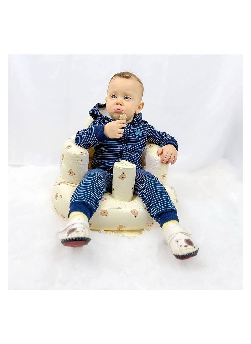 Cool Baby - Baby Inflatable Seat Built in Air Pump Infant Back Support Sofa Infant Support Seat Toddler Chair - Image 1