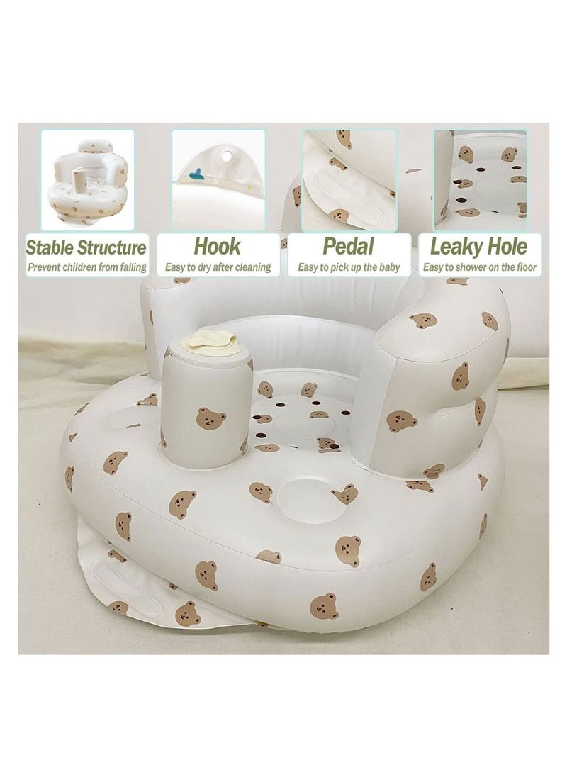 Cool Baby - Baby Inflatable Seat Built in Air Pump Infant Back Support Sofa Infant Support Seat Toddler Chair - Image 1
