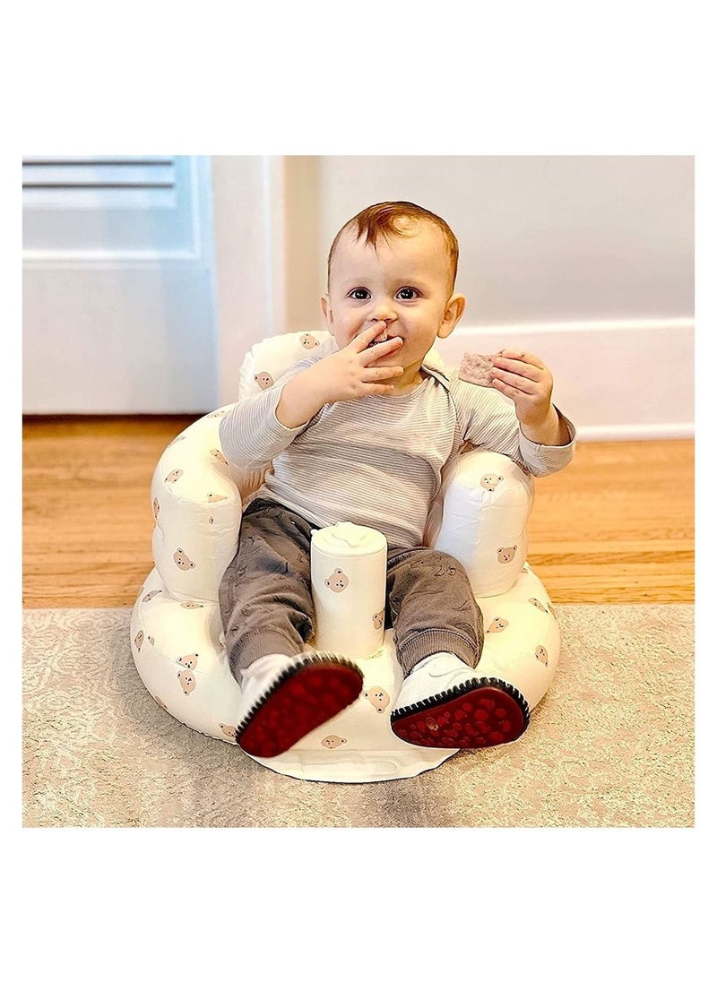 Cool Baby - Baby Inflatable Seat Built in Air Pump Infant Back Support Sofa Infant Support Seat Toddler Chair - Image 1