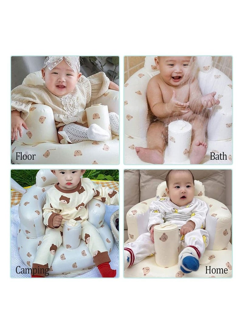 Cool Baby - Baby Inflatable Seat Built in Air Pump Infant Back Support Sofa Infant Support Seat Toddler Chair - Image 1