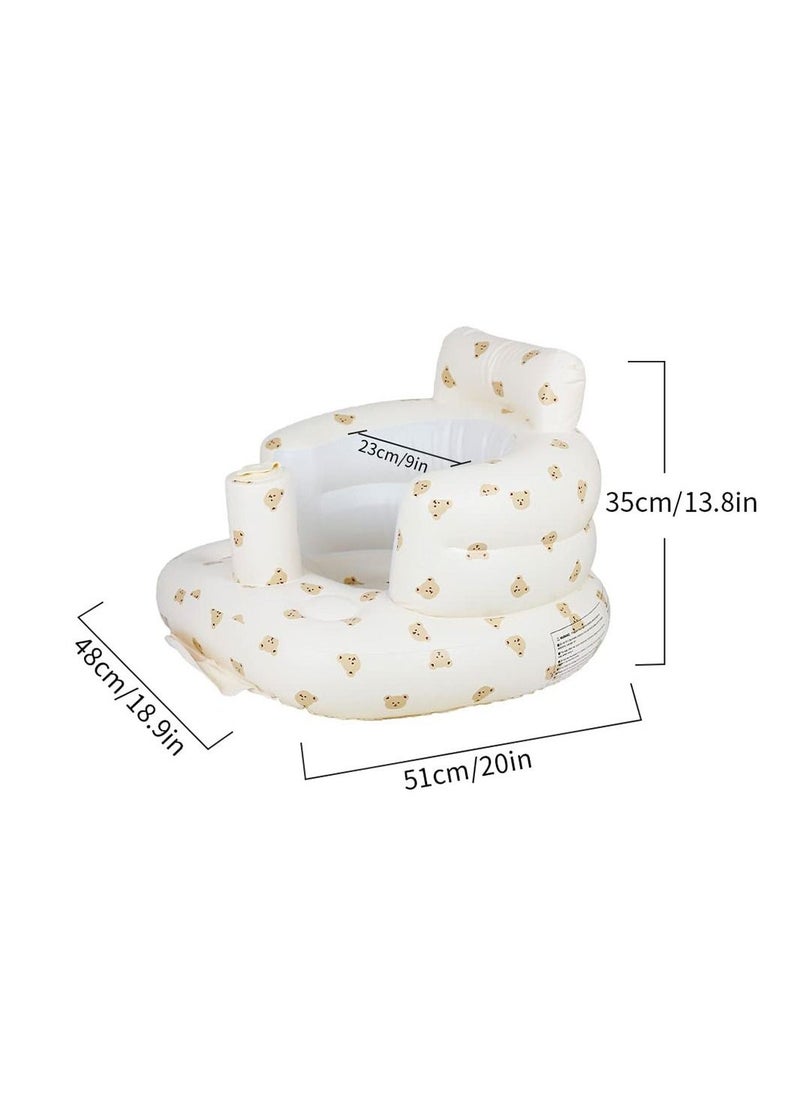 Cool Baby - Baby Inflatable Seat Built in Air Pump Infant Back Support Sofa Infant Support Seat Toddler Chair - Image 1