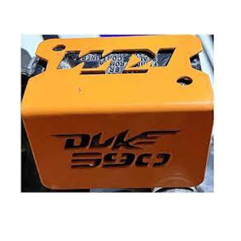 Autobrand - Front Disc Brake Fluid Reservoir Cap Cover Guard Protector for KTM All Model (Orange KTM Duke 390)