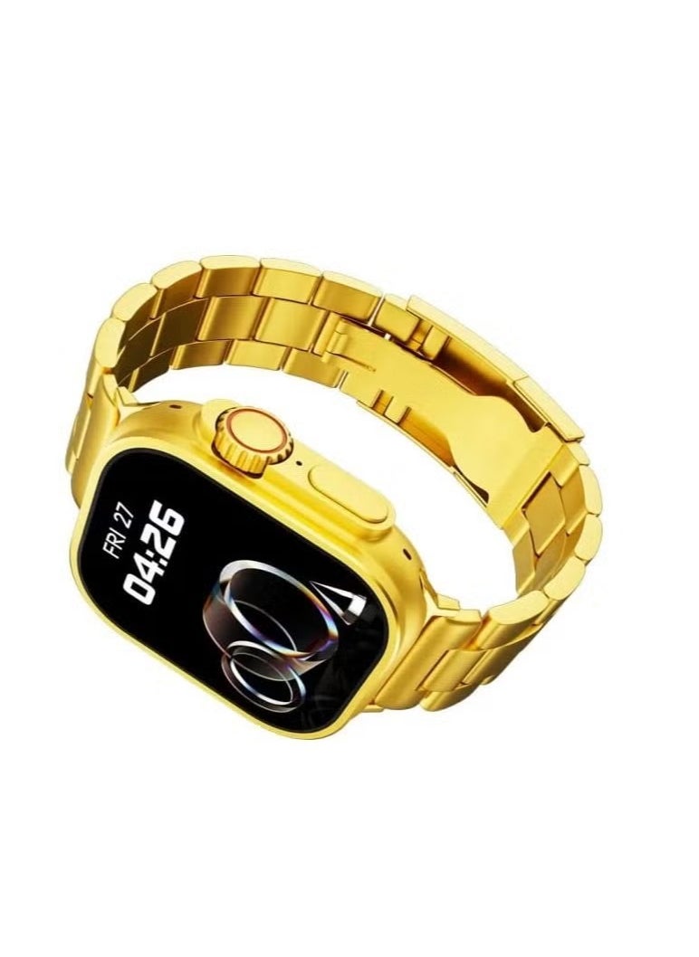 Ultra - Smart Watch CT9 ULTRA Series 9 Golden Edition With Health Fitness Tracker Sport Watch  Supports 49MM-gold - Image 1