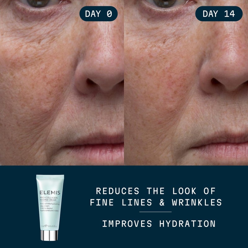 ELEMIS Pro-Collagen Marine Cream, Anti-wrinkle Day Cream, 0.5 Fl Oz - Image 2