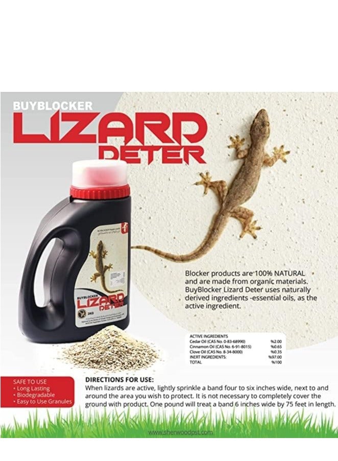 Generic BYEBLOCKER Lizard Deter Repellent Granular Bait 2Kg (Made In USA)  - Image 3