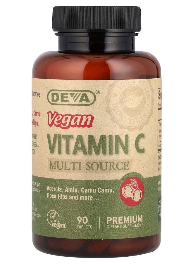 Deva Vegan Vitamin C Multi Source 90 Tablets 