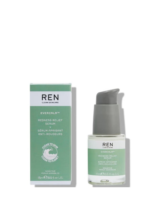 REN Clean Skincare Evercalm Redness Relief Serum 15ml - Image 1