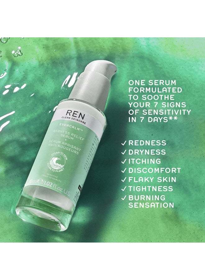 REN Clean Skincare Evercalm Redness Relief Serum 15ml - Image 3