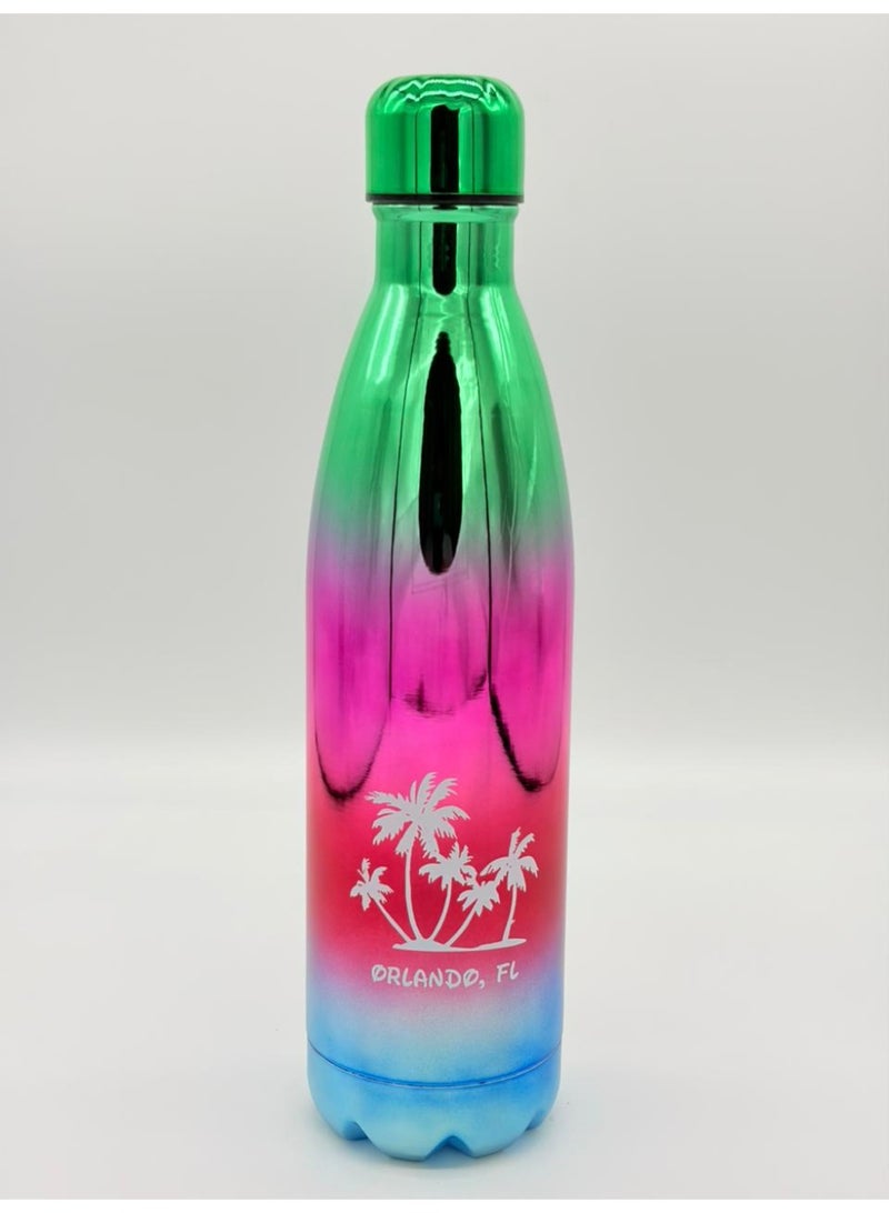 أو جي إس زجاجة مياه استانلس ستيل عازلة للبرودة 24 ساعة والحرارة 12 ساعة - أنيقة، محكمة الإغلاق 750مل - Image 1