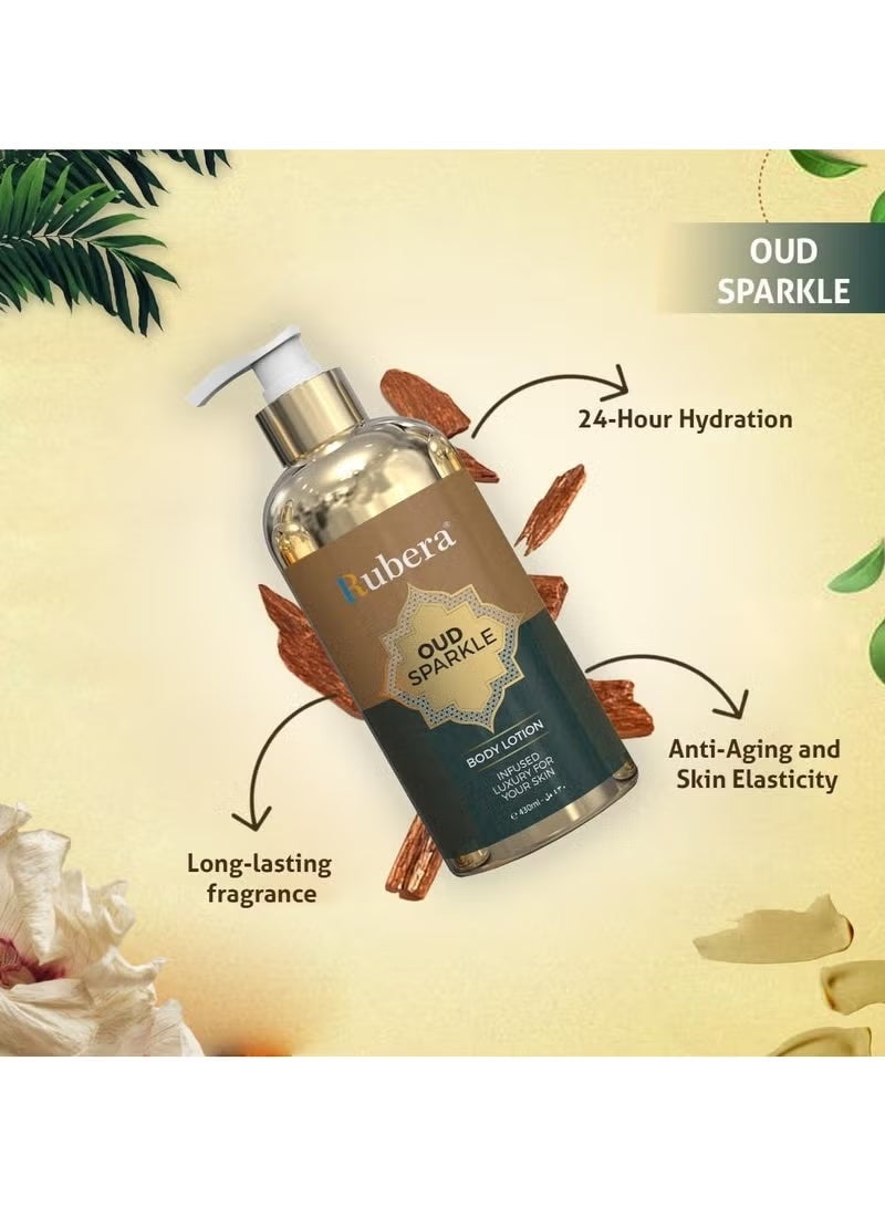 Rubera Oud Sparkle Body Lotion, 430 ml - Image 3