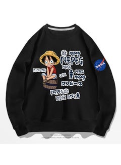 KUYING New One Piece Casual Loose Round Neck Hoodie  - Image 1