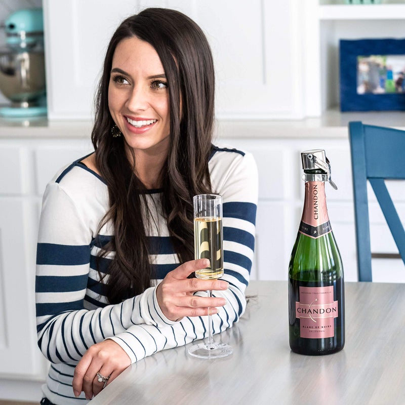 KLOVEO Champagne Stoppers by Kloveo - Patented Seal - Made in Italy - Professional Grade WAF Champagne Bottle Stopper - Prosecco, Cava, and Sparkling Wine Stopper - Chrome, 2-Pack  - Image 4