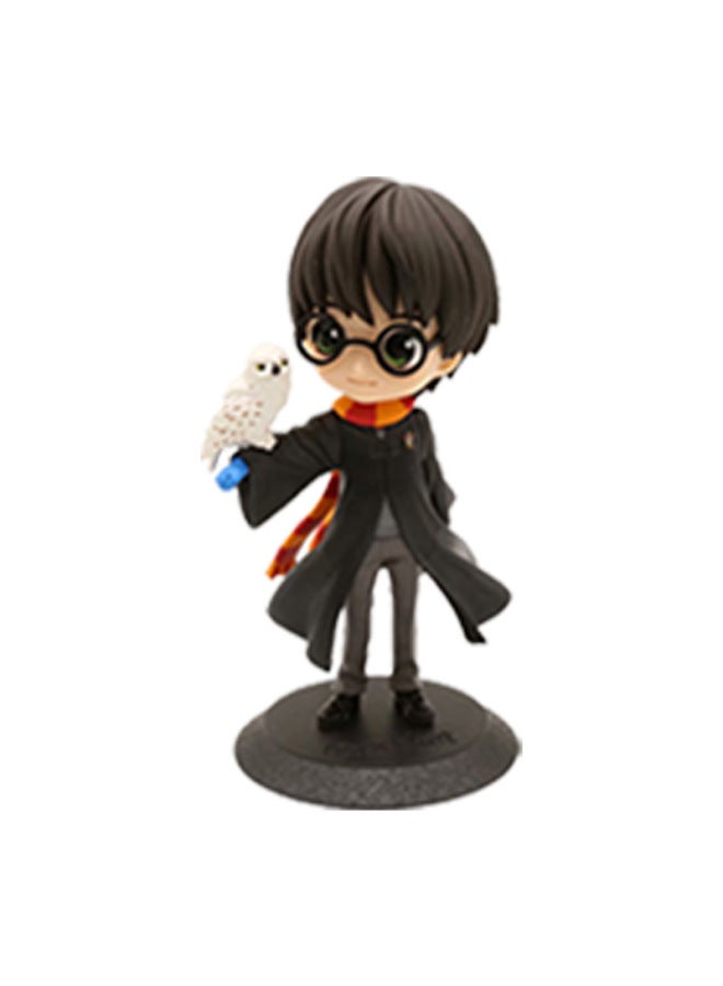 Qposket عيون كبيرة هاري بوتر نسخة Q مصنوعة يدويًا هاري هيرميون سناب البروفيسور مالفوي رون الحلي-اللون: هاري (أسود) - Image 1