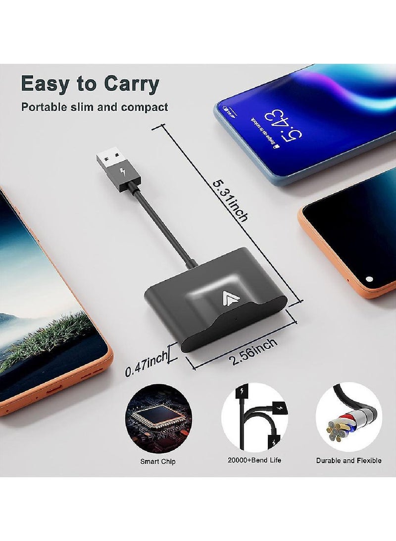 Wireless Carplay Android Auto Adapter, Black - Image 3