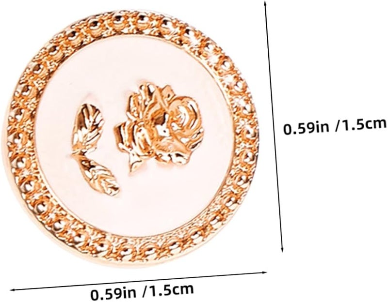 أزرار معطف كلاسيكية 10 قطع، خياطة زخرفية بأسلوب رجعي للسترات والكنزات والحرف اليدوية - Image 3