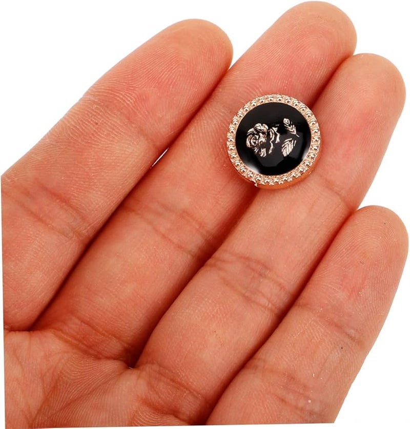 أزرار معطف كلاسيكية 10 قطع، خياطة زخرفية بأسلوب رجعي للسترات والكنزات والحرف اليدوية - Image 4