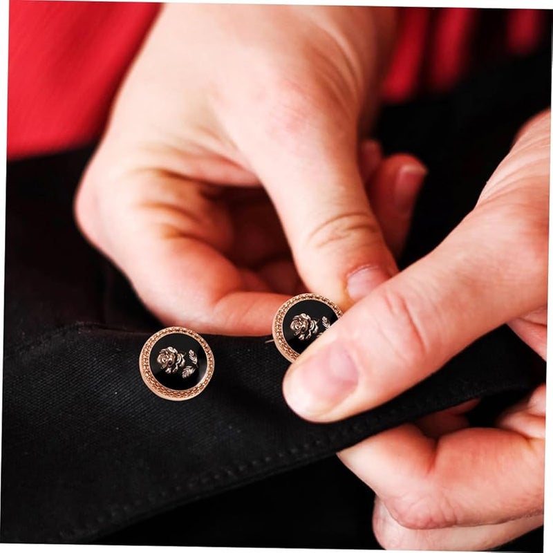 أزرار معطف كلاسيكية 10 قطع، خياطة زخرفية بأسلوب رجعي للسترات والكنزات والحرف اليدوية - Image 5