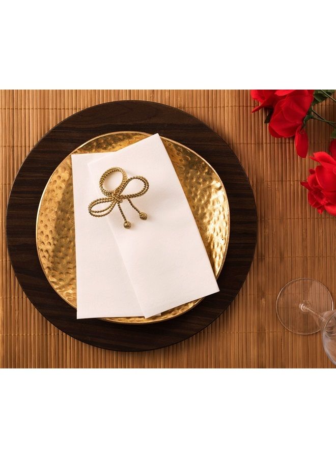 BloominGoods Disposable Bathroom Napkins | Single-Use Linen-Feel Guest Towels | Cloth-Like Hand Tissue Paper, White (EXTRA LIGHT - Pack of 1200)  - Image 4