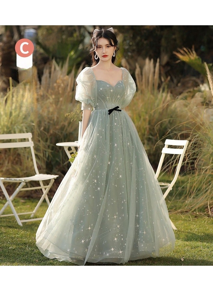 KUYING New Fashionable and Elegant Bridesmaid Dress  - Image 1