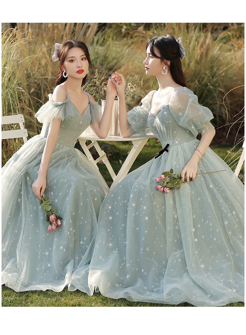 KUYING New Fashionable and Elegant Bridesmaid Dress  - Image 3