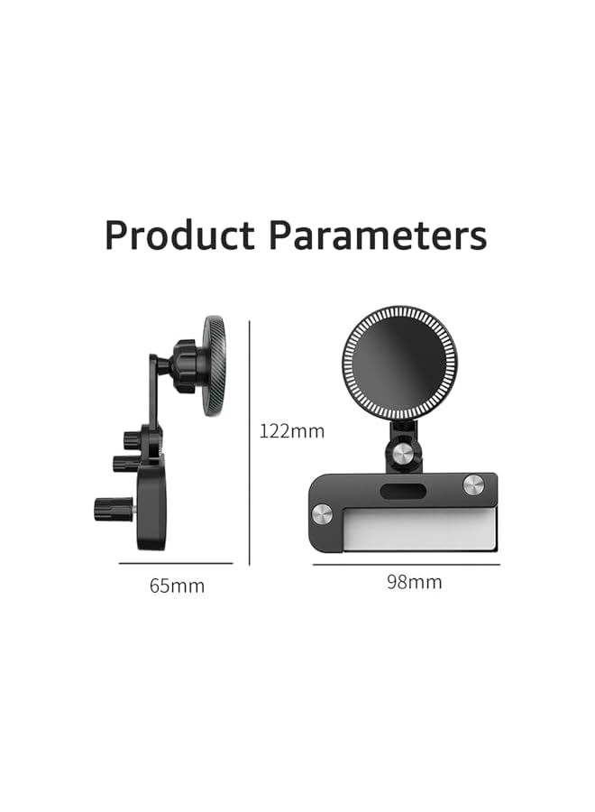 S-TOP Magnetic Phone Holder for Tesla Model 3/Y/X/S, Strong Power Phone Mount compatible with MagSafe, for iPhone 15 14 13 Series and All Smartphones - Image 4