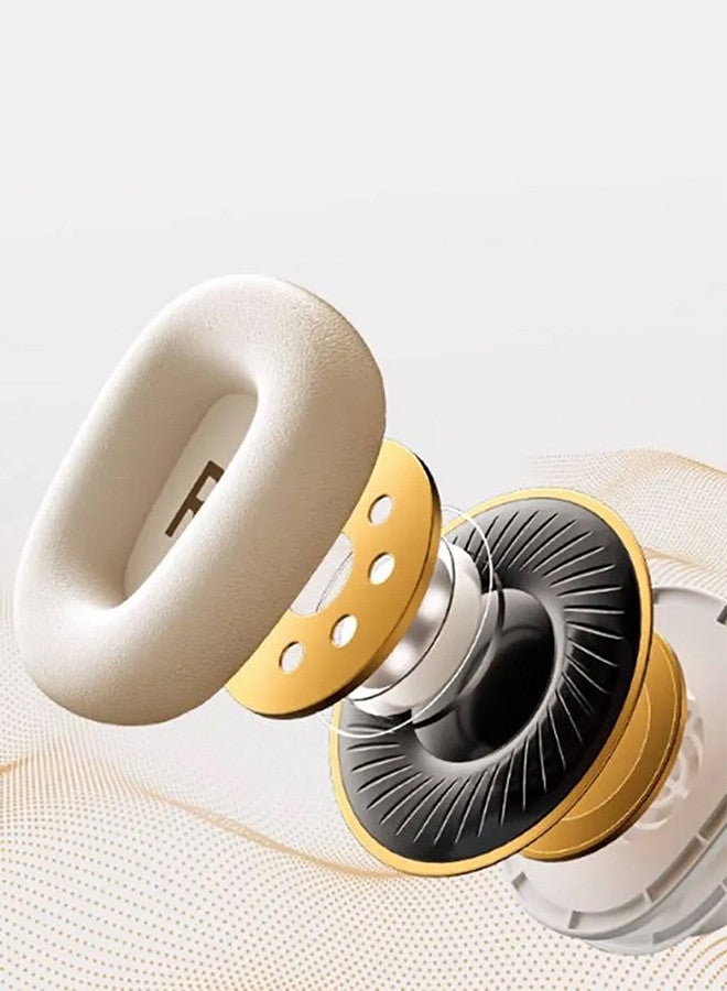 HP H231R Headphones Wireless Bluetooth 5.3 Sports Extra Long Standby Game Wired Computer Headphones Creamy - Image 5