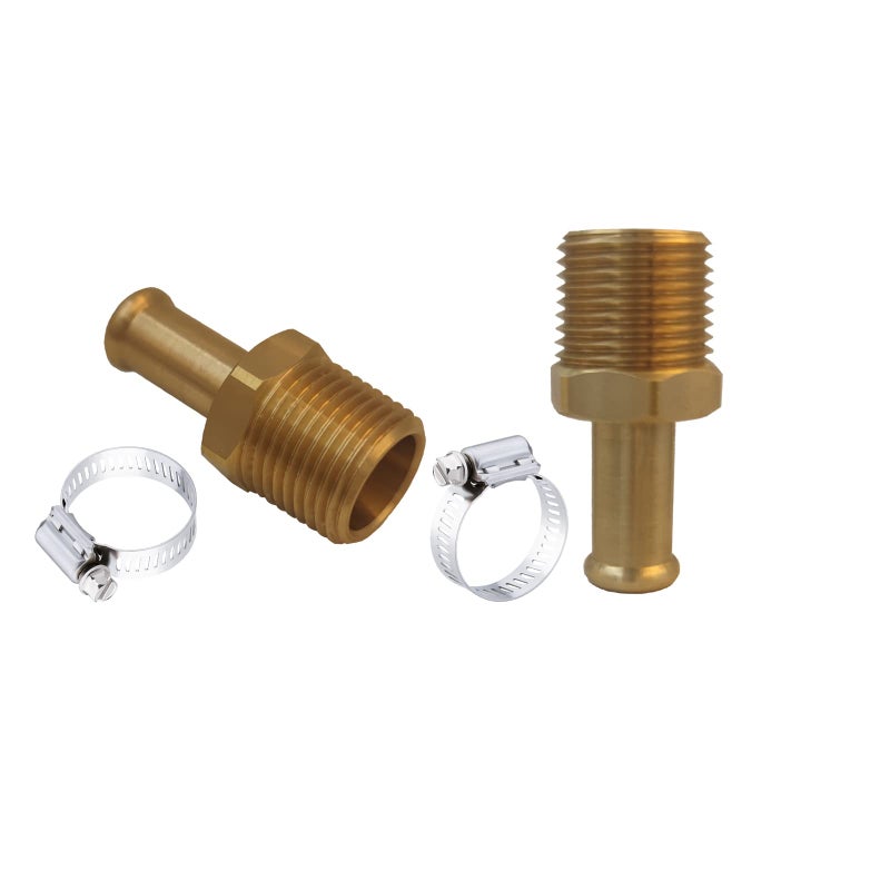 Yemtuls 68350 Fuel Hose Fitting Fit with Holley 1228911 Fuel Pump and Holley 12803 Bypass Pressure Regulator and Ford Mustang 289 Engine and Chevy SBC 350 Fuel Pump - Image 2