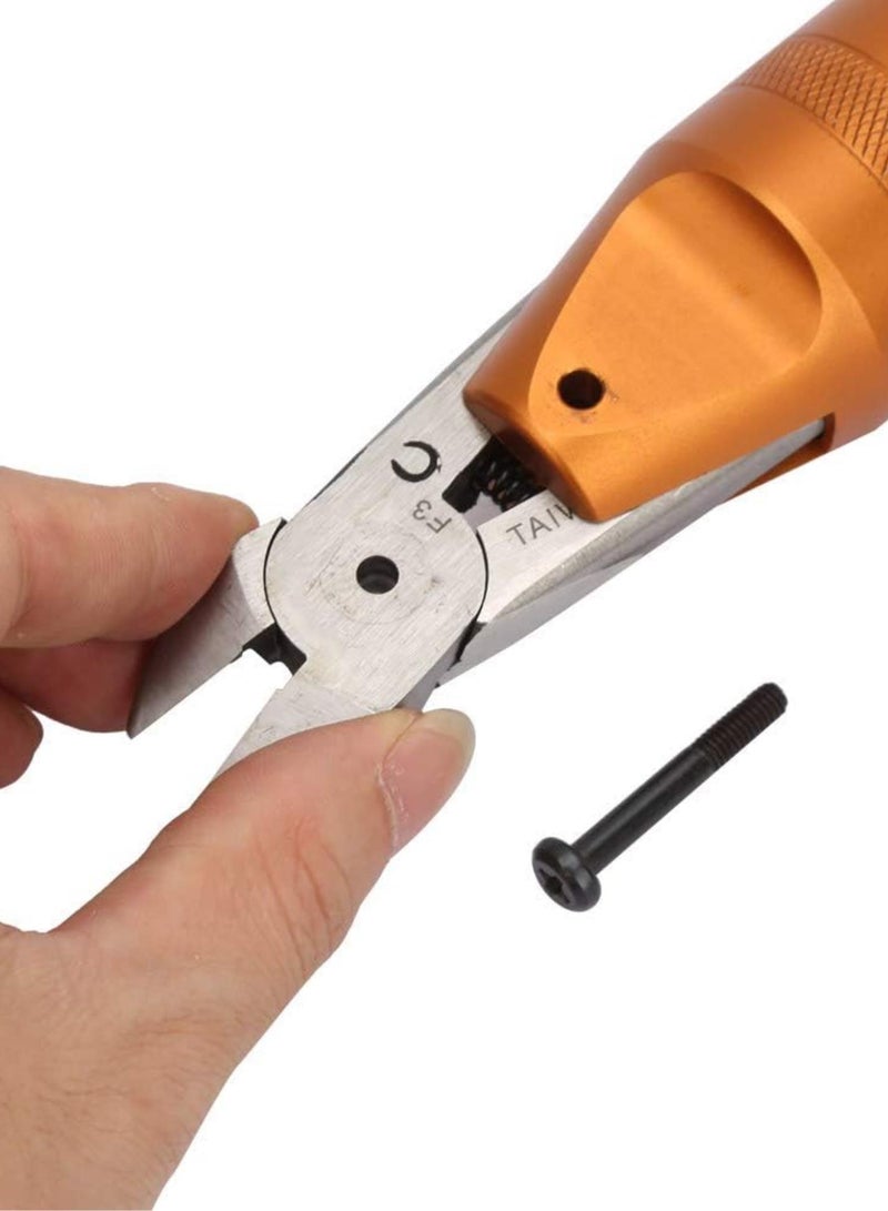 GGOOT Industrial Grade Pneumatic Air Scissors Shear Efficient Plastic Cutting Tool for Large Production Lines, Electricians, Hardware Workers (HS10-F3) - Image 5
