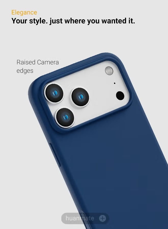 Premium silicone iPhone 17 Pro Max case – Stylish protection with a slim design and soft touch, scratch and slip resistance. Full protection silicone case with a modern design. - Image 5