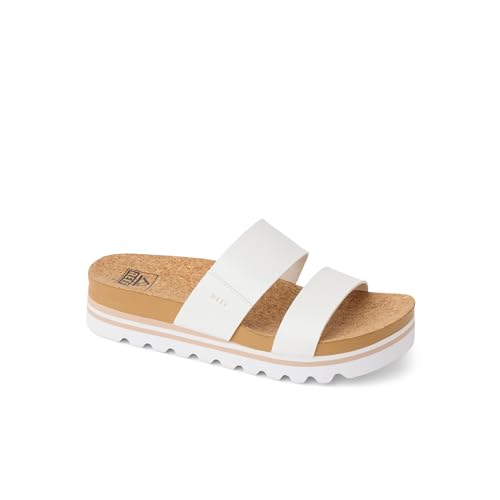 REEF Cushion Vista Hi Womens Platform Fashion Sandal, Arch Support, Ultra Soft Cushion Footbed, Cloud, 9.5 - Image 2