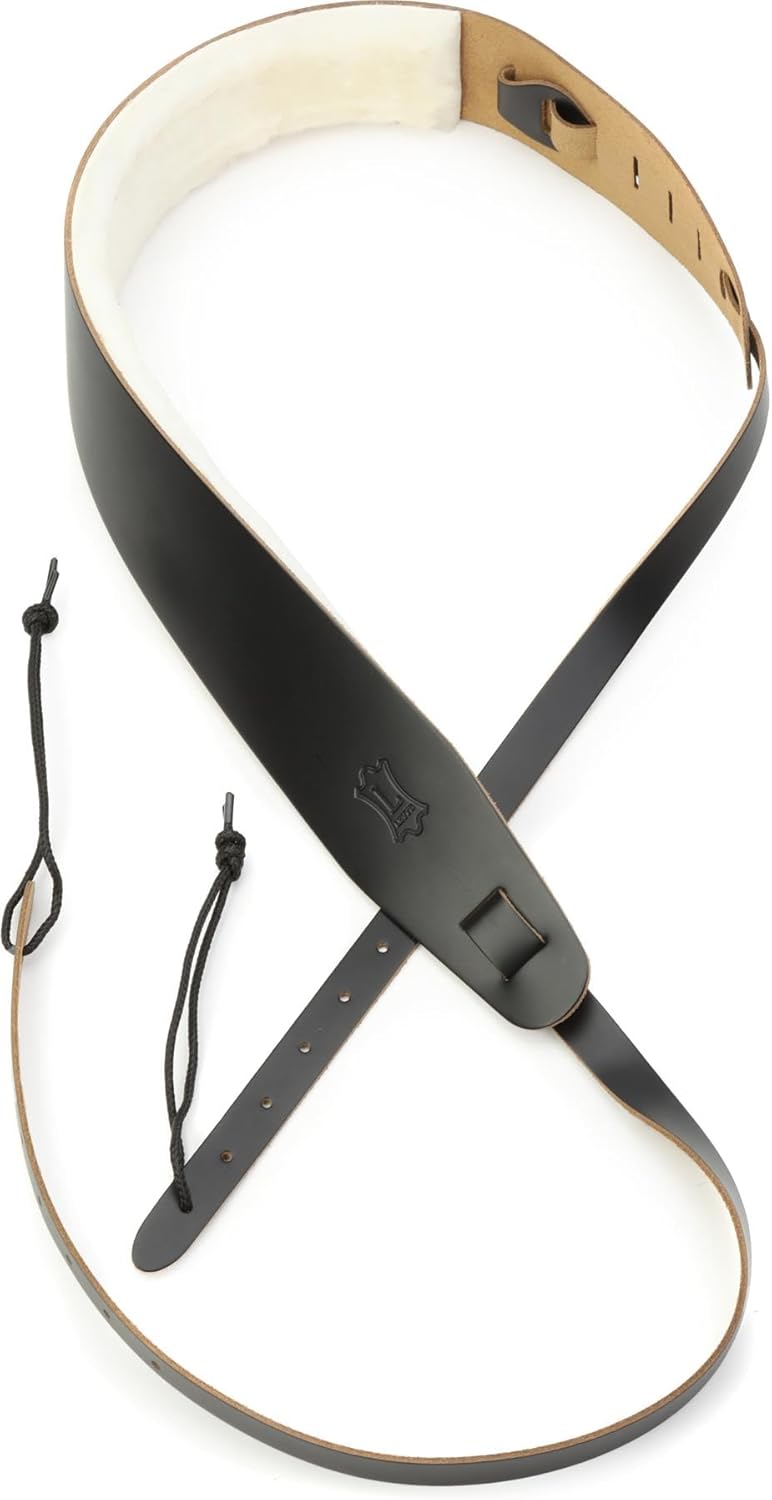 Leathers Leather Banjo Cradle Strap,Black