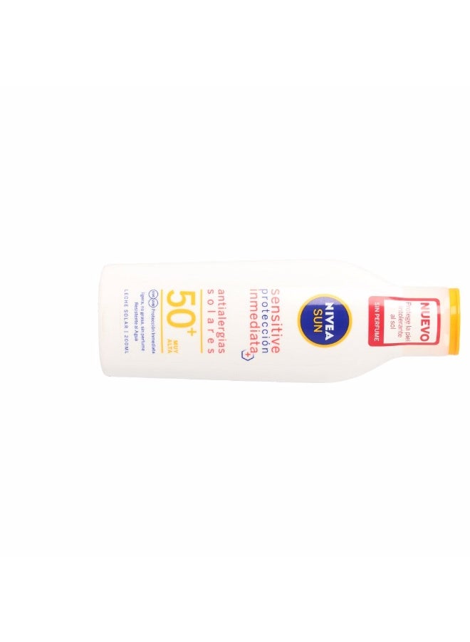 Nivea Sun Allergy Protect Sunscreen Sensitive SPF50+ Milk 200ml - Image 2