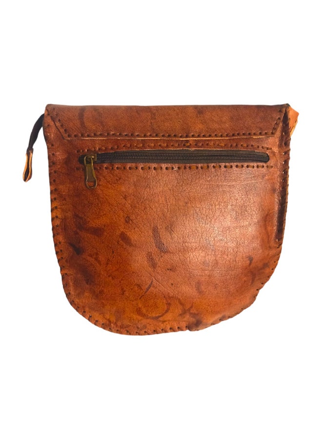 Sheer Fashionable Leather Crossbody Bag - Image 2