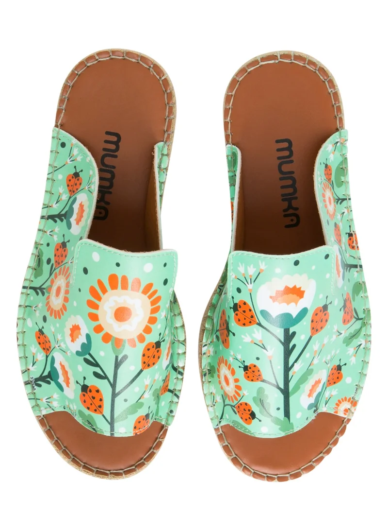 Mumka Ladybugs and Flowers Sandals
