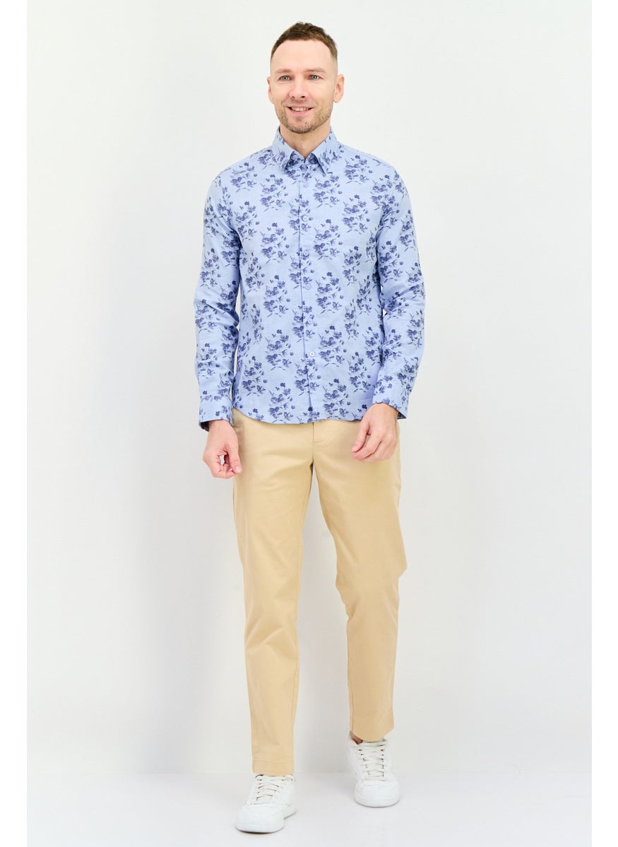 Peter Werth Men Regular Fit Long Sleeves Allover Print Casual Shirt, Multicolor  - Image 2