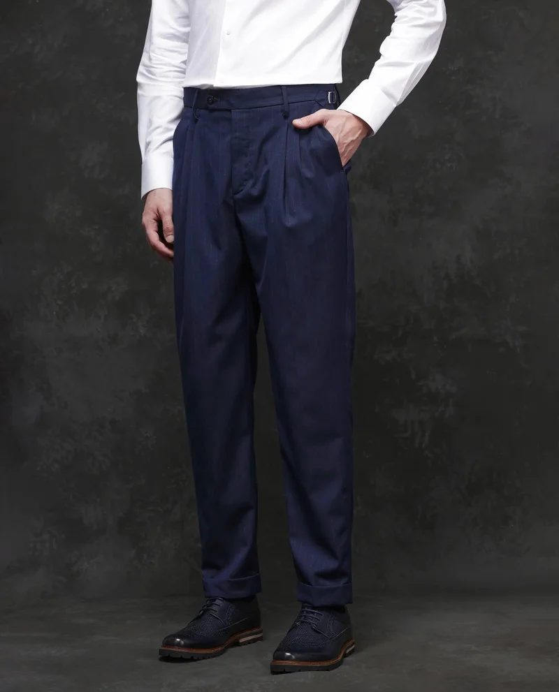 Rare Rabbit Men's Stripe Trousers