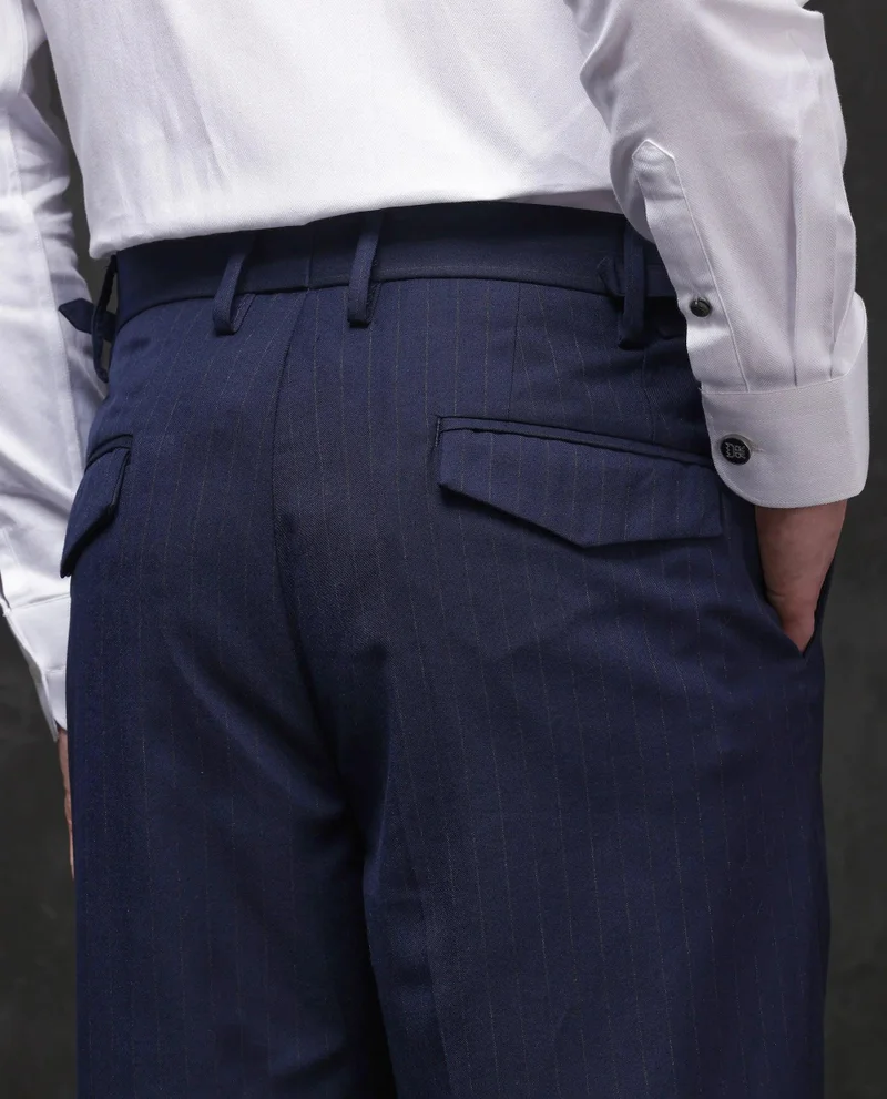 Rare Rabbit Men's Stripe Trousers