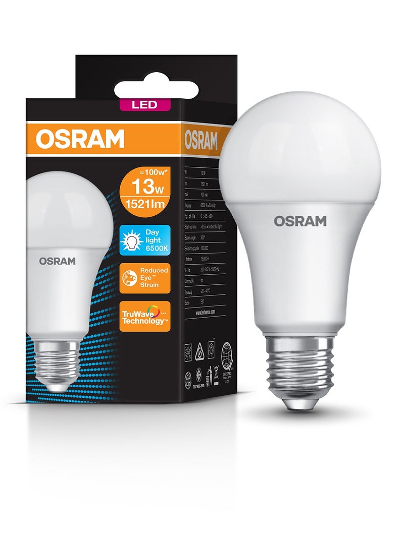 OSRAM Osram Class A100 E27 LED Bulb 13W - Day Light - Image 1